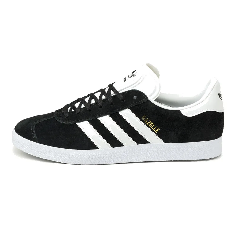 ADIDAS GAZELLE (CORE BLACK/WHITE/GOLD METALLIC) — Style BB5476