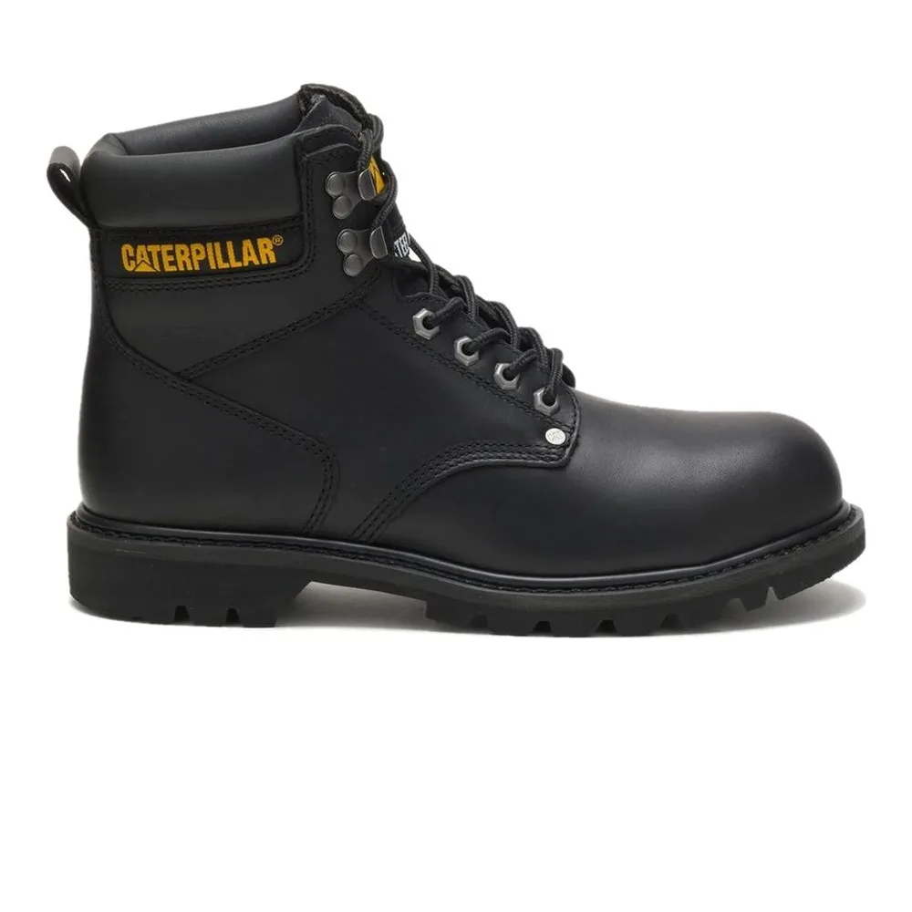 CAT SECOND SHIFT 6' STEEL TOE WORK BOOT (BLACK) — Style P89135