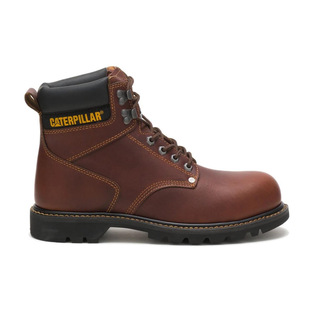 CAT SECOND SHIFT 6' STEEL TOE WORK BOOT (TAN (BRONZER)) — Style P89817