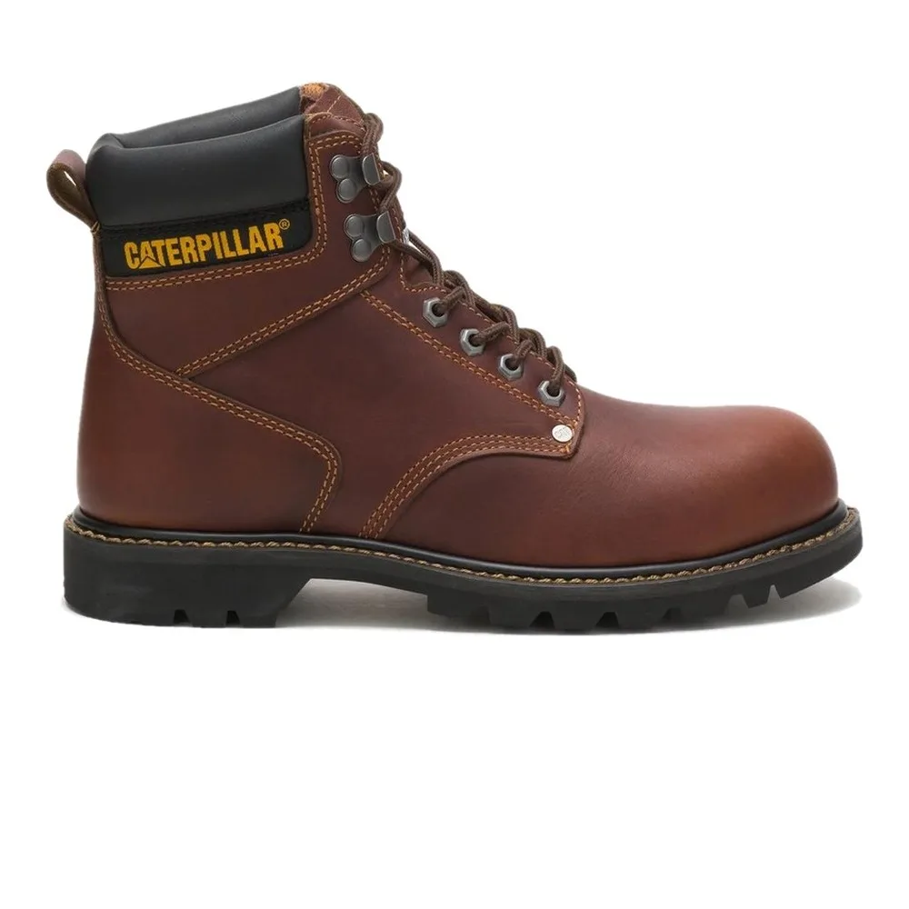 CAT SECOND SHIFT 6' STEEL TOE WORK BOOT (TAN (BRONZER)) — Style P89817