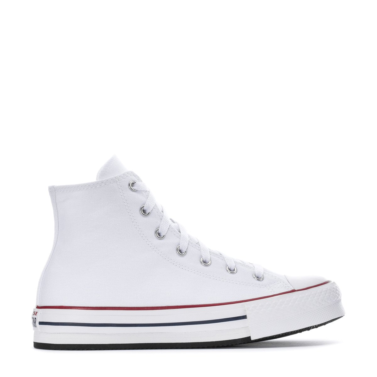 CONVERSE CHUCK TAYLOR ALL STAR EVA LIFT PLATFORM HIGH TOP (BIG KIDS) (WHITE/GARNET/NAVY) — Style 272856F