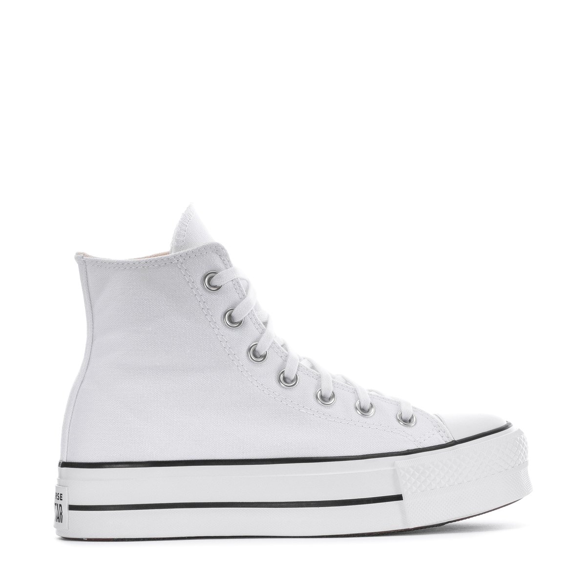 CONVERSE CHUCK TAYLOR ALL STAR LIFT PLATFORM HIGH TOP (WOMEN) (WHITE/BLACK/WHITE) — Style 560846F