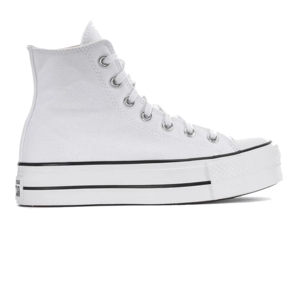 CONVERSE CHUCK TAYLOR ALL STAR LIFT PLATFORM HIGH TOP (WOMEN) (WHITE/BLACK/WHITE) — Style 560846F