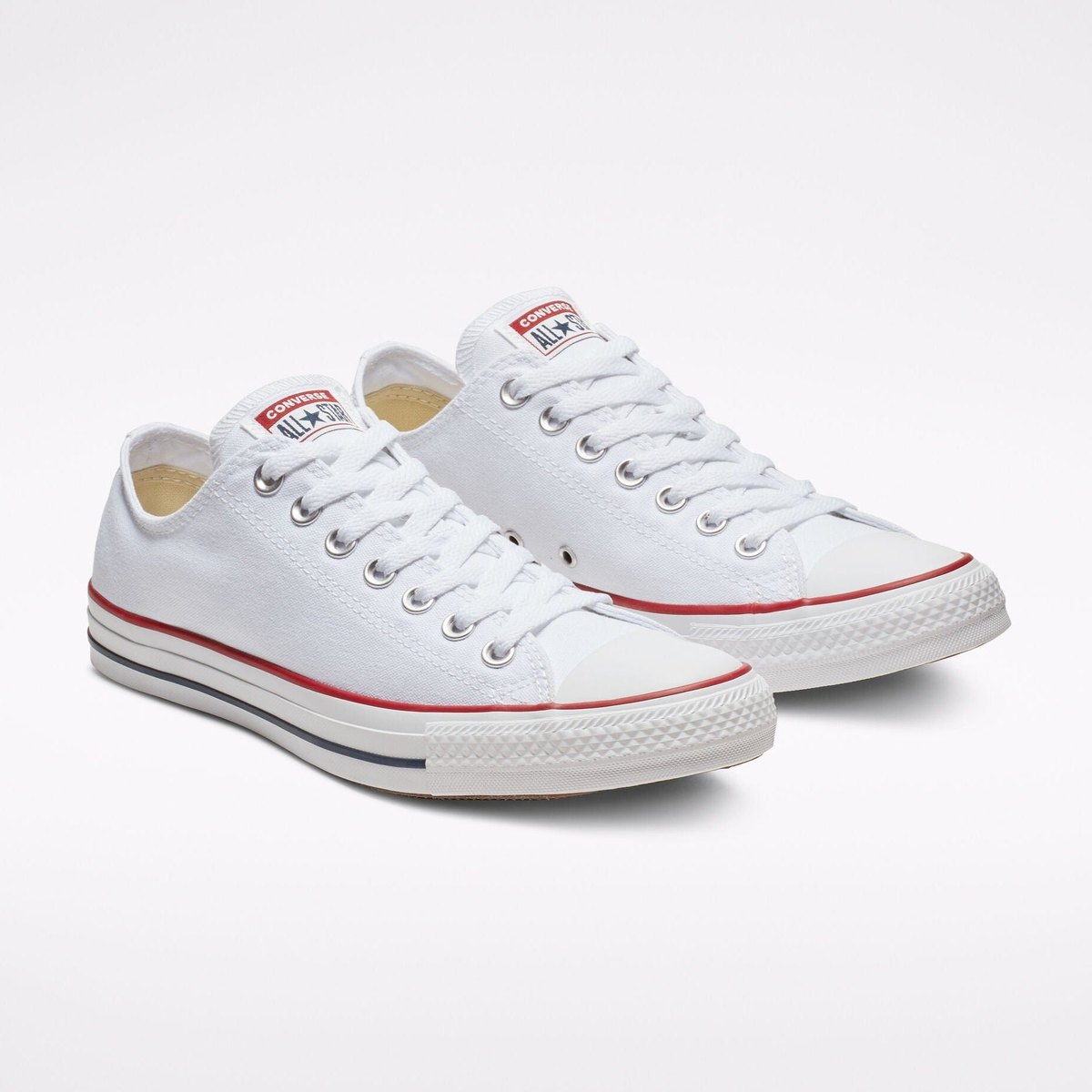 CONVERSE CHUCK TAYLOR ALL STAR LOW (UNISEX) (OPTICAL WHITE) — Style M7652