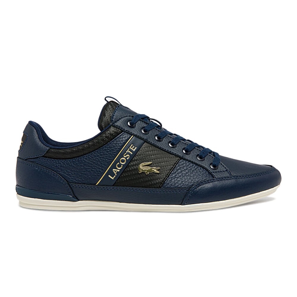 LACOSTE CHAYMON LEATHER (NAVY/BLACK) — Style 740CMA0043NB0