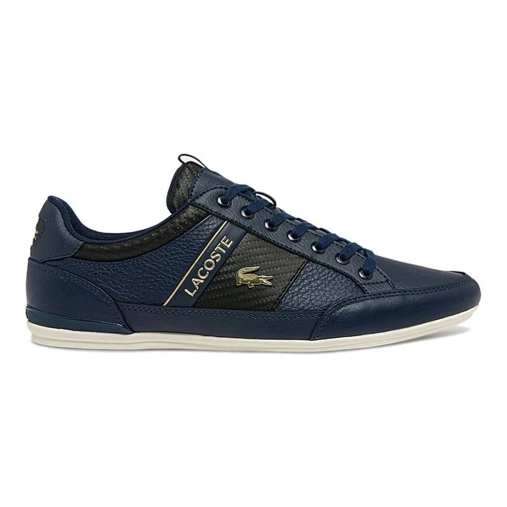 LACOSTE CHAYMON LEATHER (NAVY/BLACK) — Style 740CMA0043NB0