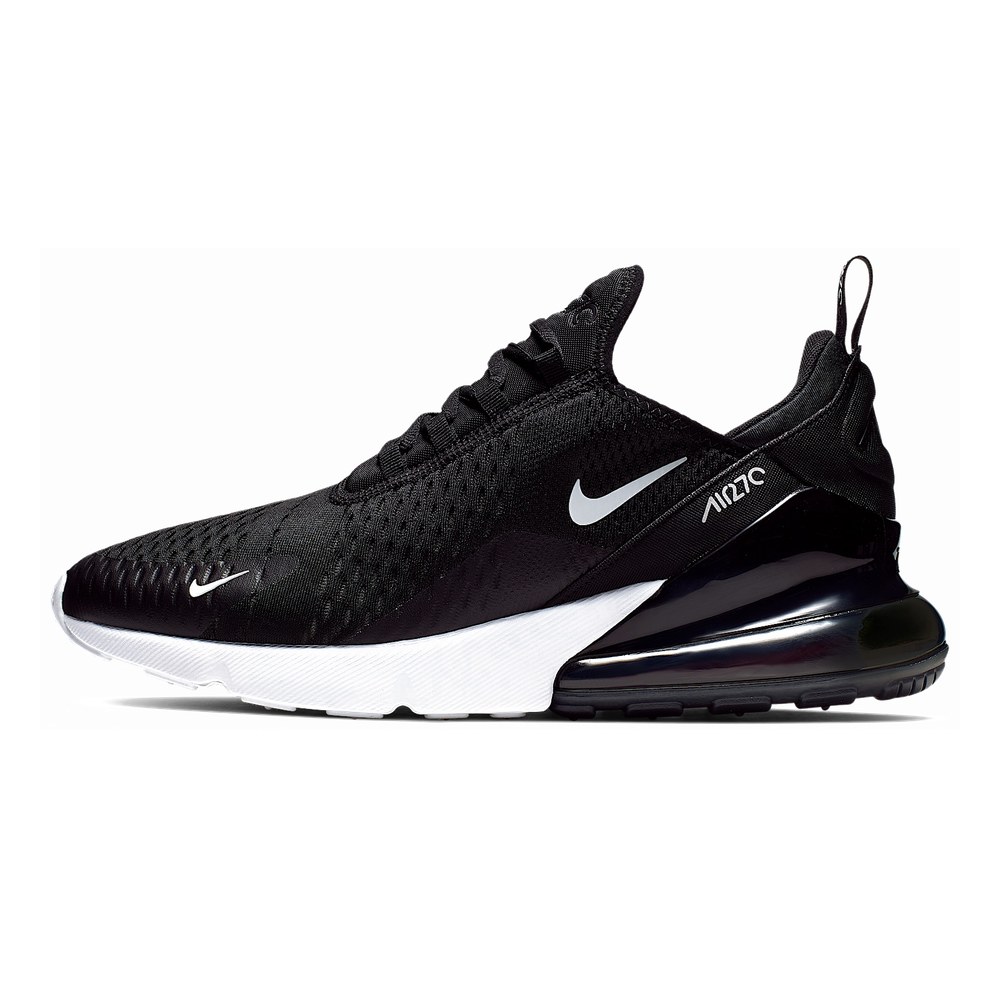 NIKE AIR MAX 270 (BLACK/WHITE/SOLAR RED) — Style AH8050-002