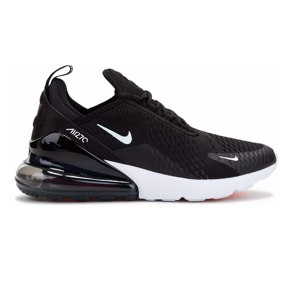 NIKE AIR MAX 270 (BLACK/WHITE/SOLAR RED) — Style AH8050-002