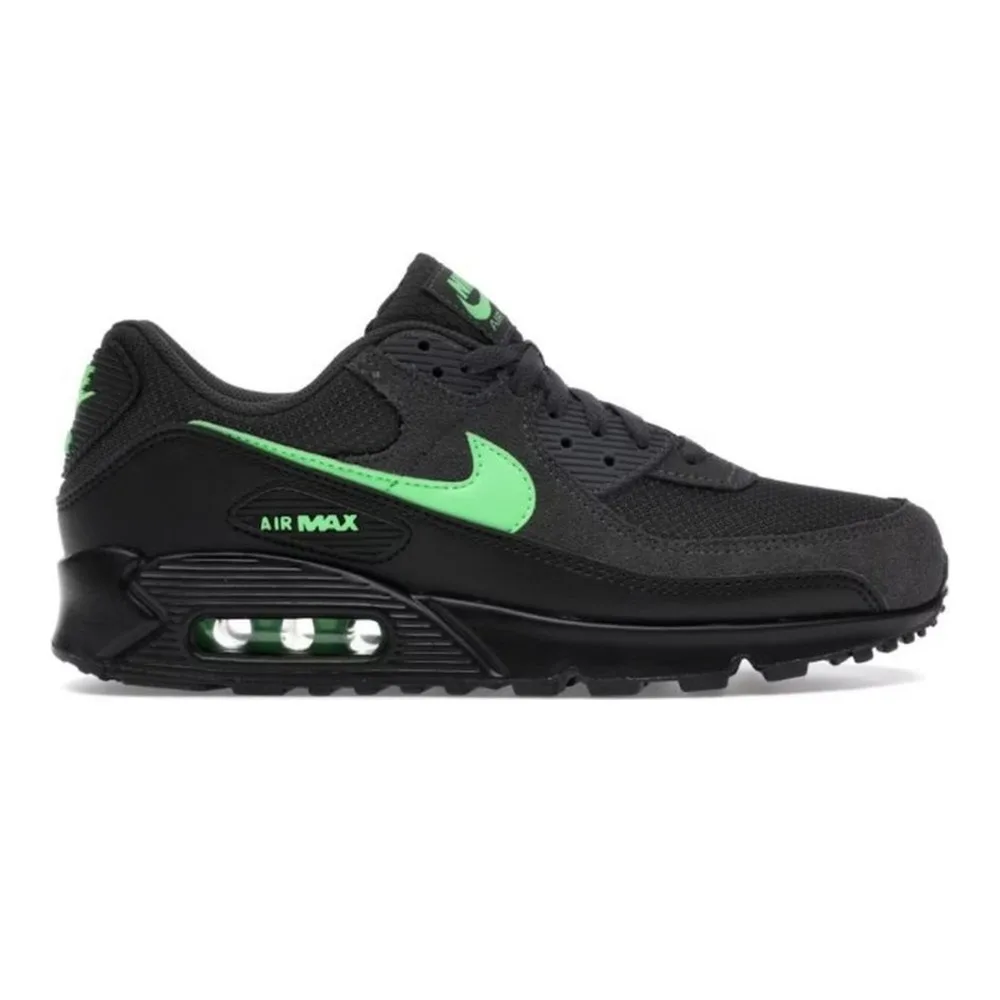 NIKE AIR MAX 90 (BLACK/GREEN/STRIKE)
