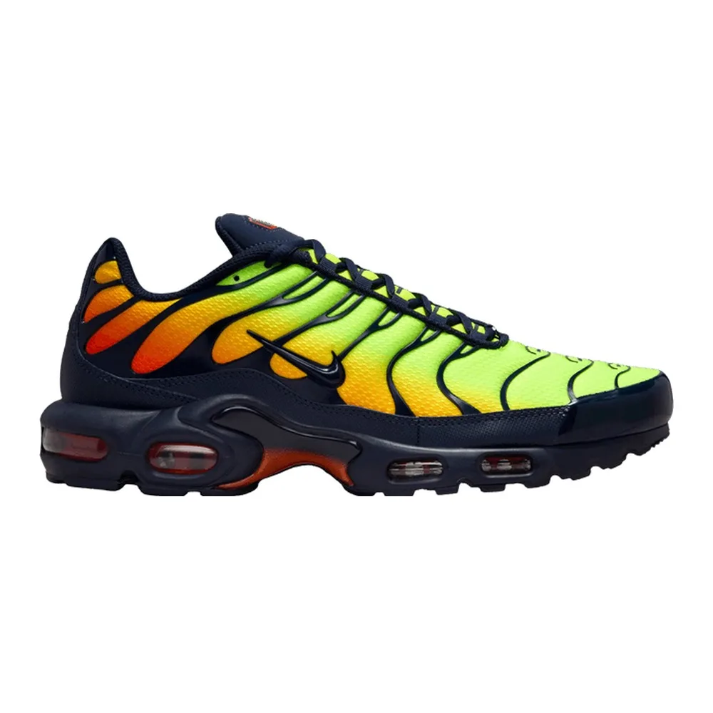 NIKE AIR MAX PLUS (LEMON VENOM/BLACKENED BLUE) — Style DM0032-701