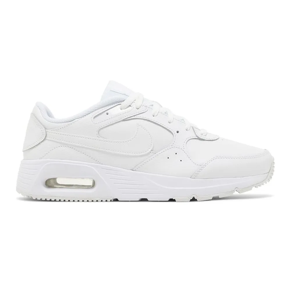 NIKE AIR MAX SC LEATHER (WHITE/WHITE-WHITE) — Style DH9636-101