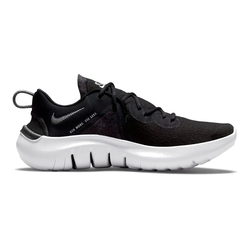 NIKE FLEX RUN 2021 (BLACK/WHITE-DK SMOKE GREY) — Style CW3408-002
