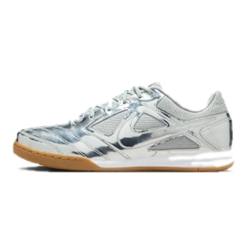 NIKE GATO LV8 (UNISEX) (METALLIC SILVER/WHITE/GUM LIGHT BROWN/METALLIC SILVER) — Style IB3566-001