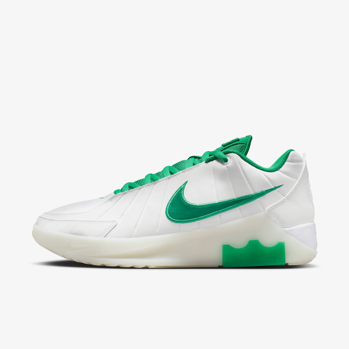 NIKE LEBRON WITNESS 9 (UNISEX) (WHITE/WHITE/METALLIC GOLD/STADIUM GREEN) — Style HQ8034-101