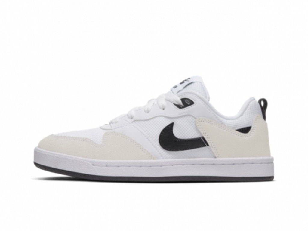 NIKE SB ALLEYOOP (WHITE/SAIL/WHITE/WHITE) — Style CJ0882-101