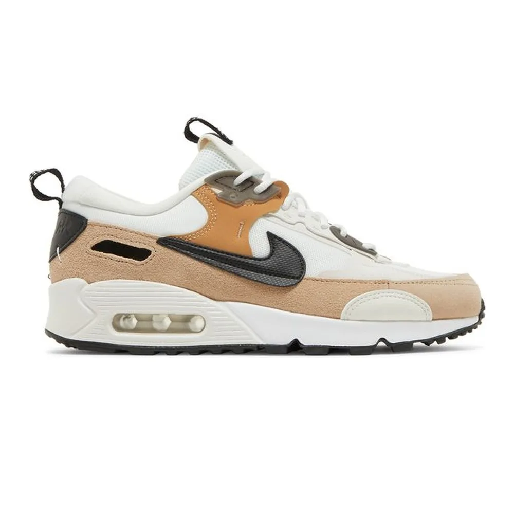 NIKE WOMEN'S AIR MAX 90 FUTURA (PHANTOM/BLACK-HEMP-SANDDRIFT) — Style DM9922-002
