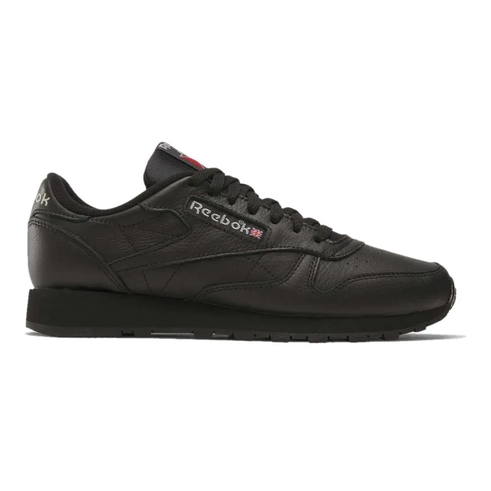 REEBOK CLASSIC LEATHER (UNISEX) (CORE BLACK/CORE BLACK/PURE GREY 5) — Style 100008494