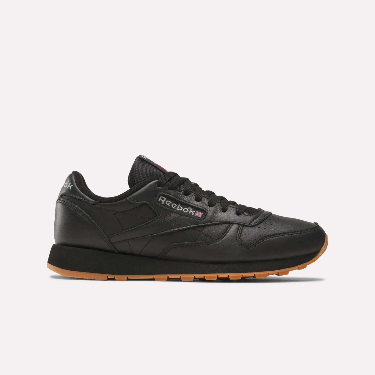 REEBOK CLASSIC LEATHER (UNISEX) (CORE BLACK/PURE GREY 5/REEBOK RUBBER GUM) — Style 100008493