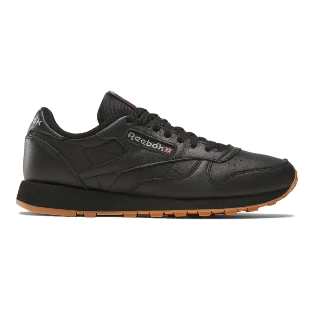 REEBOK CLASSIC LEATHER (UNISEX) (CORE BLACK/PURE GREY 5/REEBOK RUBBER GUM) — Style 100008493