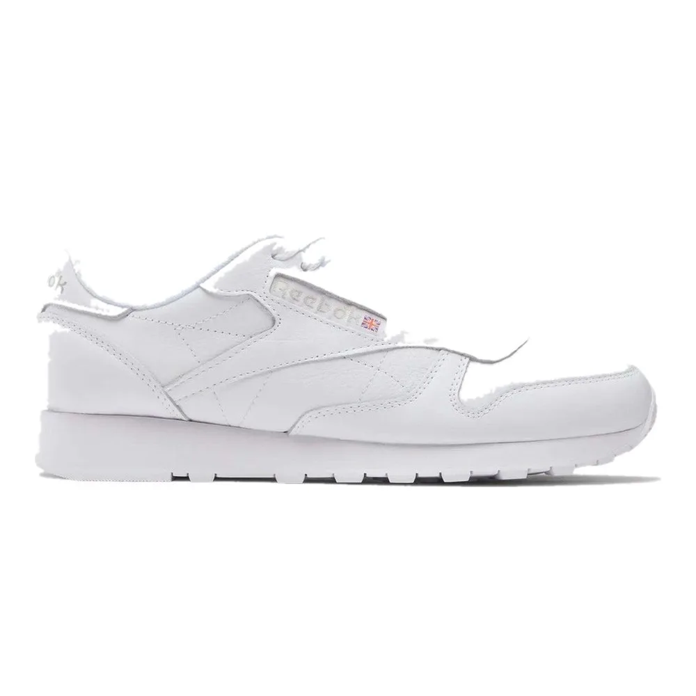 REEBOK CLASSIC LEATHER (UNISEX) (FOOTWEAR WHITE/FOOTWEAR WHITE/PURE GREY 3) — Style 100008492