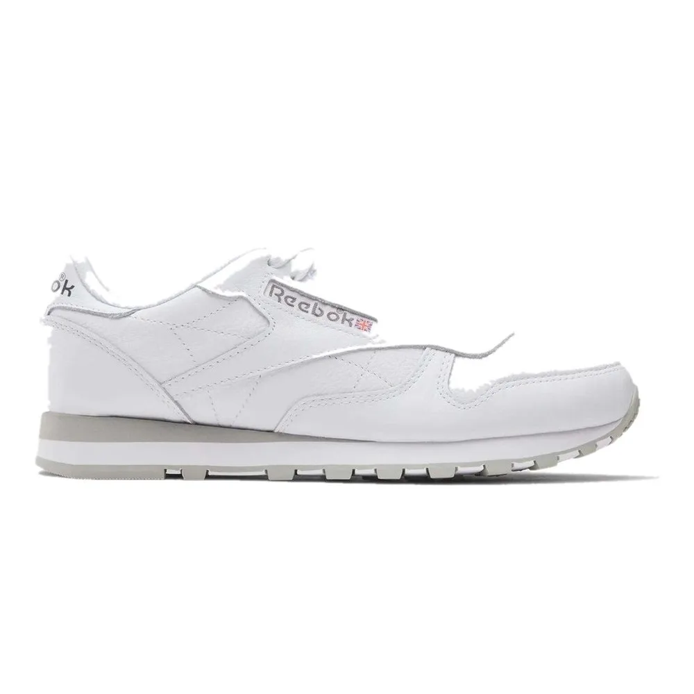 REEBOK CLASSIC LEATHER (UNISEX) (FOOTWEAR WHITE/PURE GREY 3/PURE GREY 7) — Style 100008789