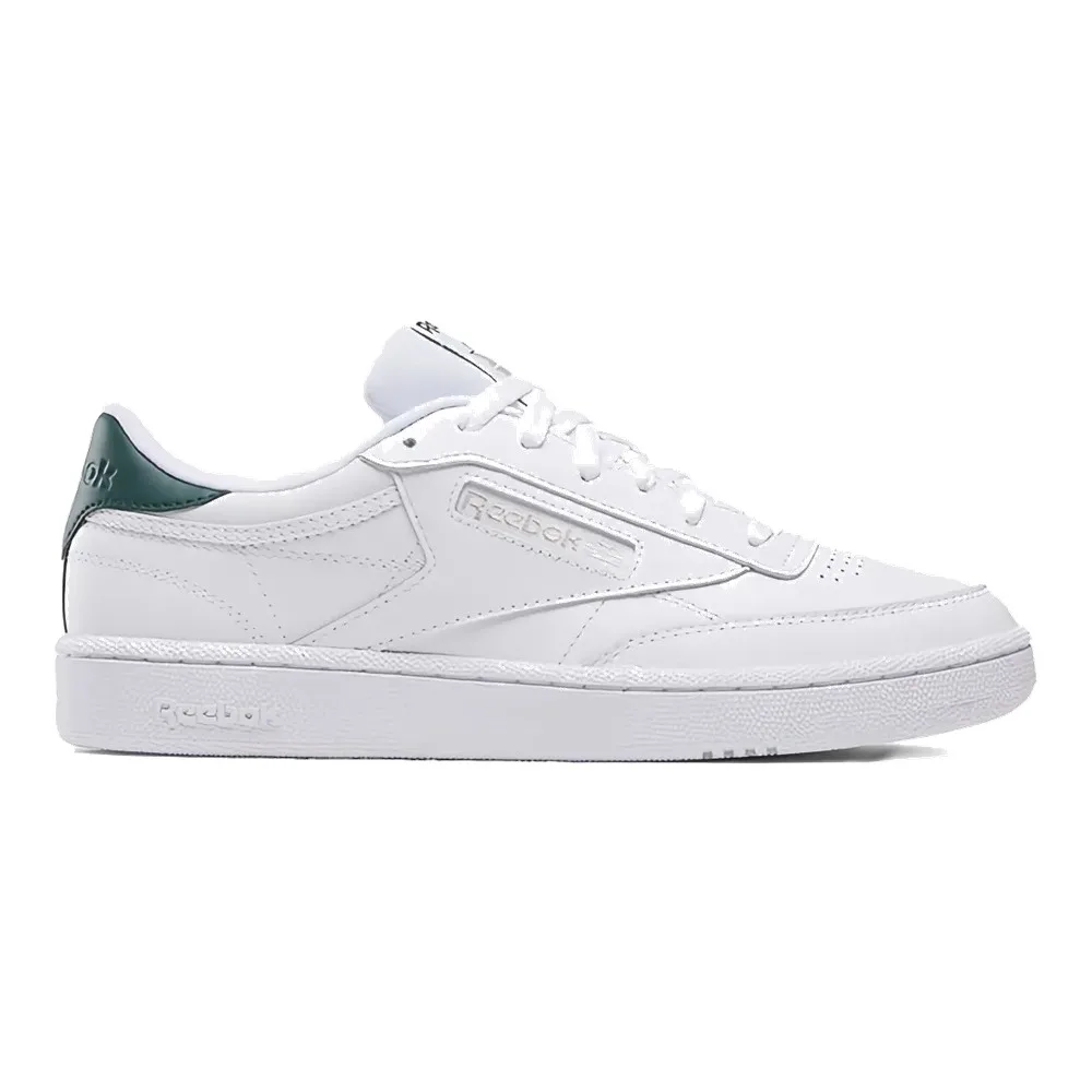 REEBOK CLUB C 85 (UNISEX) (WHITE/GREEN) — Style 100000155