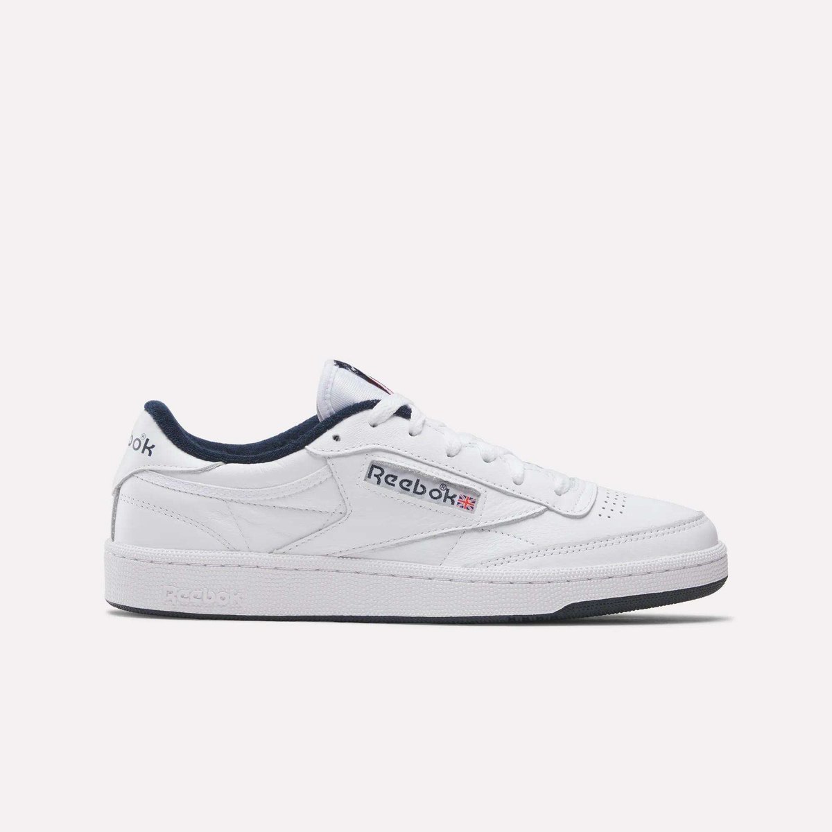 REEBOK CLUB C 85 (UNISEX) (WHITE/NAVY) — Style 100000156