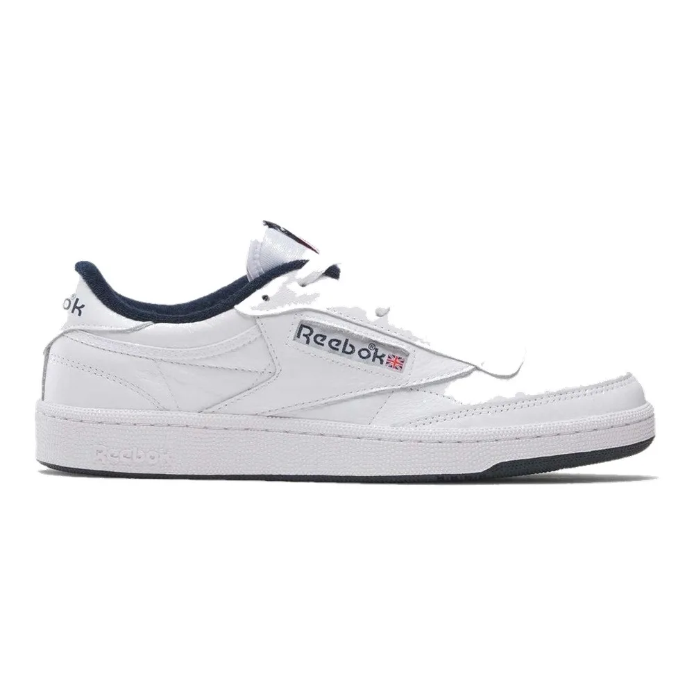 REEBOK CLUB C 85 (UNISEX) (WHITE/NAVY) — Style 100000156