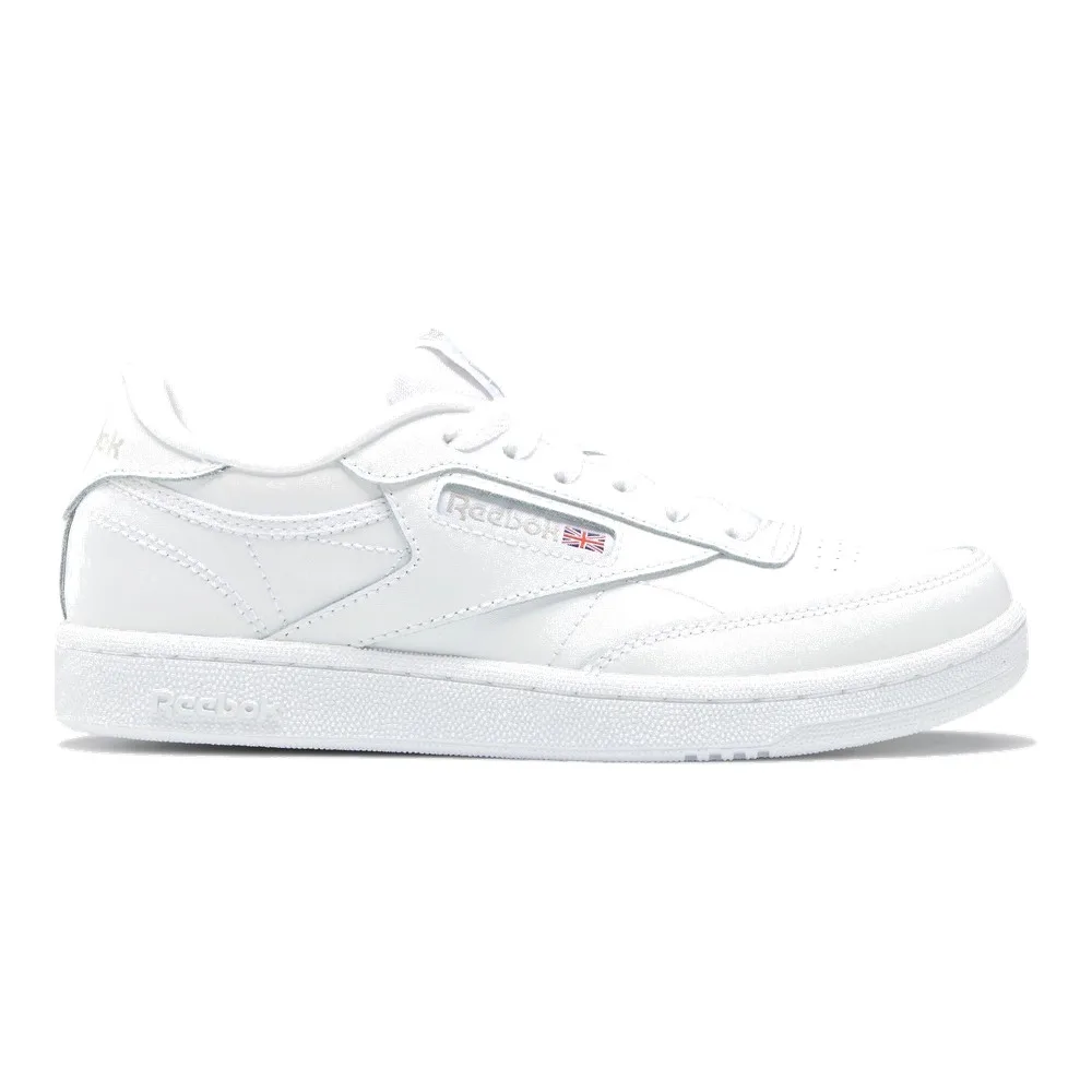 REEBOK CLUB C 85 (UNISEX) (WHITE/SHEER GREY) — Style 100000154