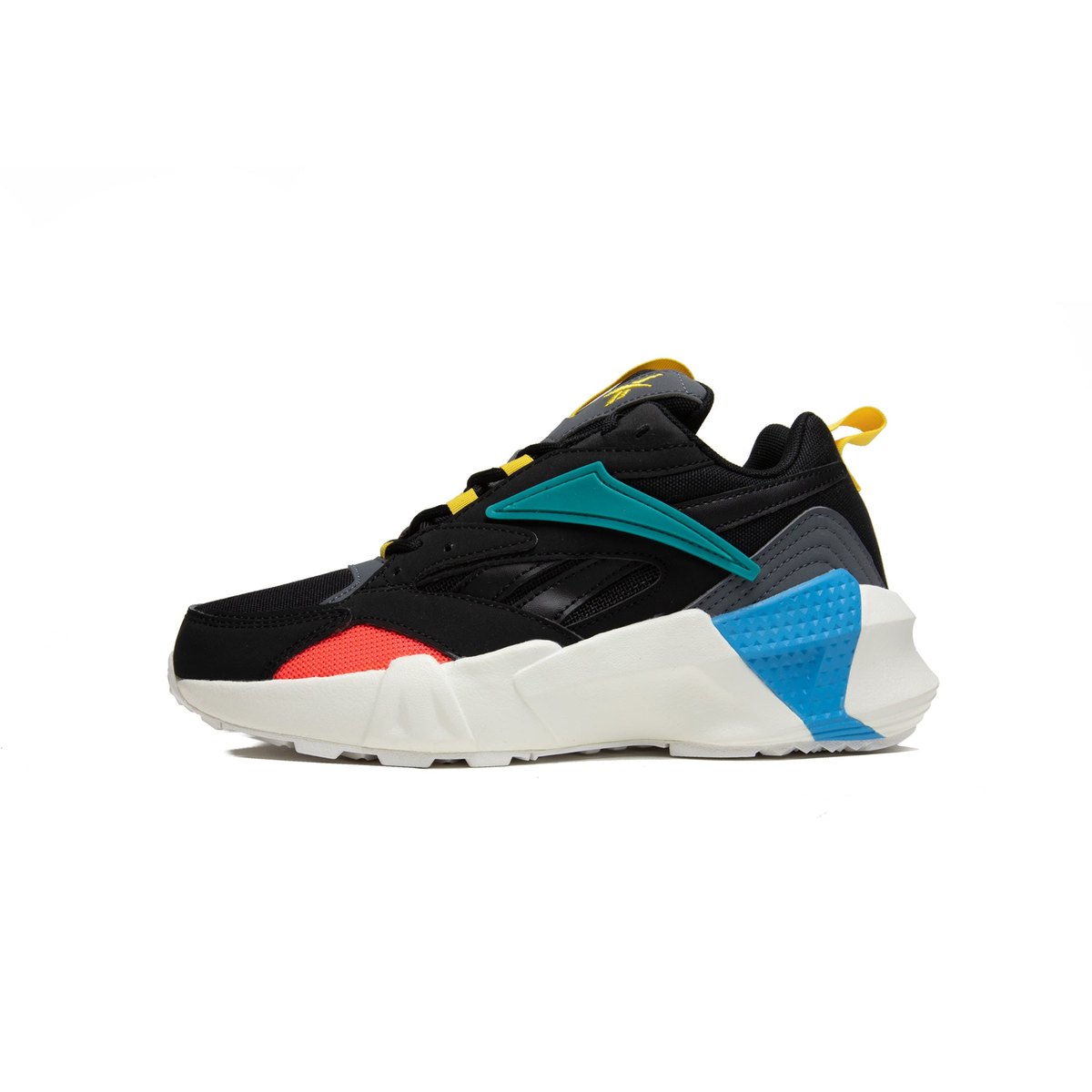 REEBOK WOMEN'S AZTREK DOUBLE MIX POPS (BLACK/ALLOY/TEAL GEM) — Style DV8172