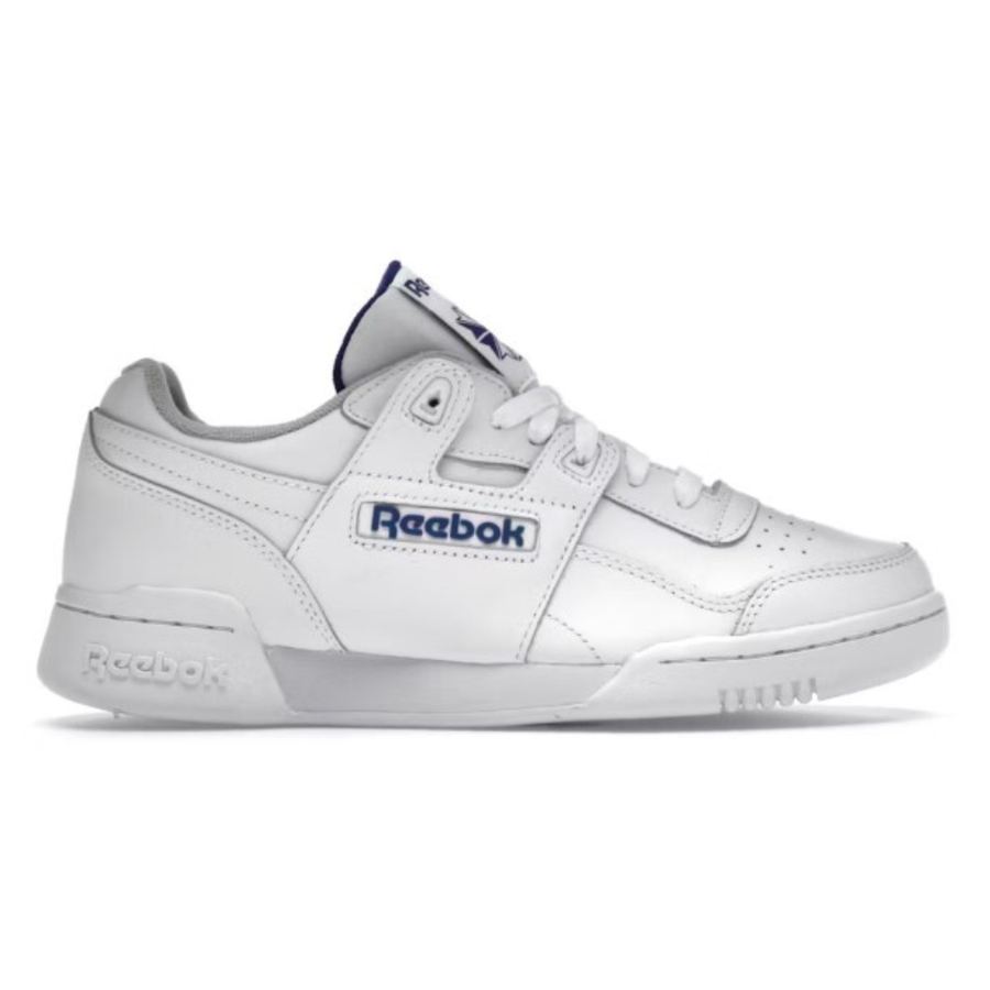 REEBOK WORKOUT PLUS (WHITE/ROYAL)
