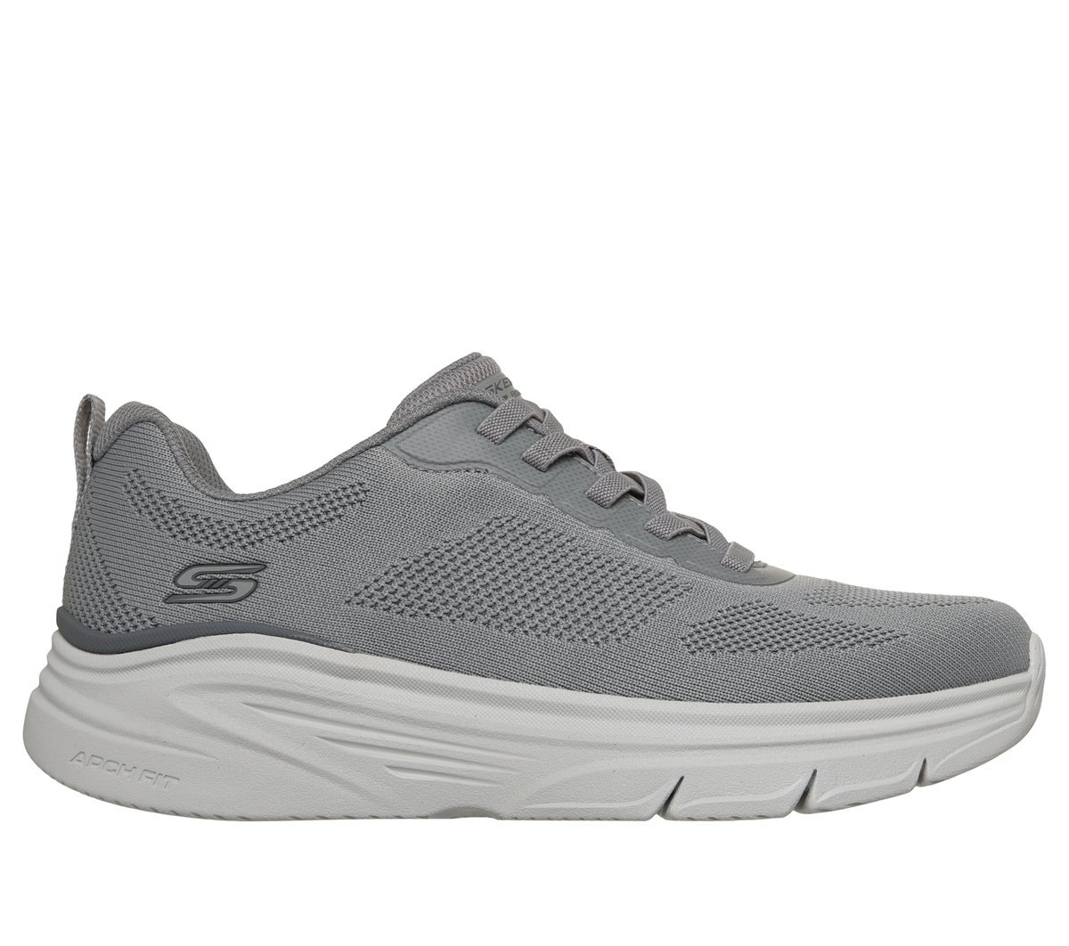 SKECHERS BOBS SPORT ARCH FIT ELEV8 (MEN) (GRAY) — Style 118460-GRY