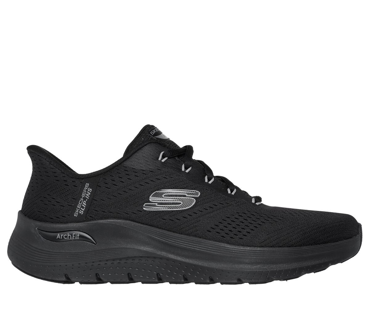 SKECHERS SLIP-INS: ARCH FIT 2.0 - LESTUR (MEN) (BLACK) — Style 232712-BBK