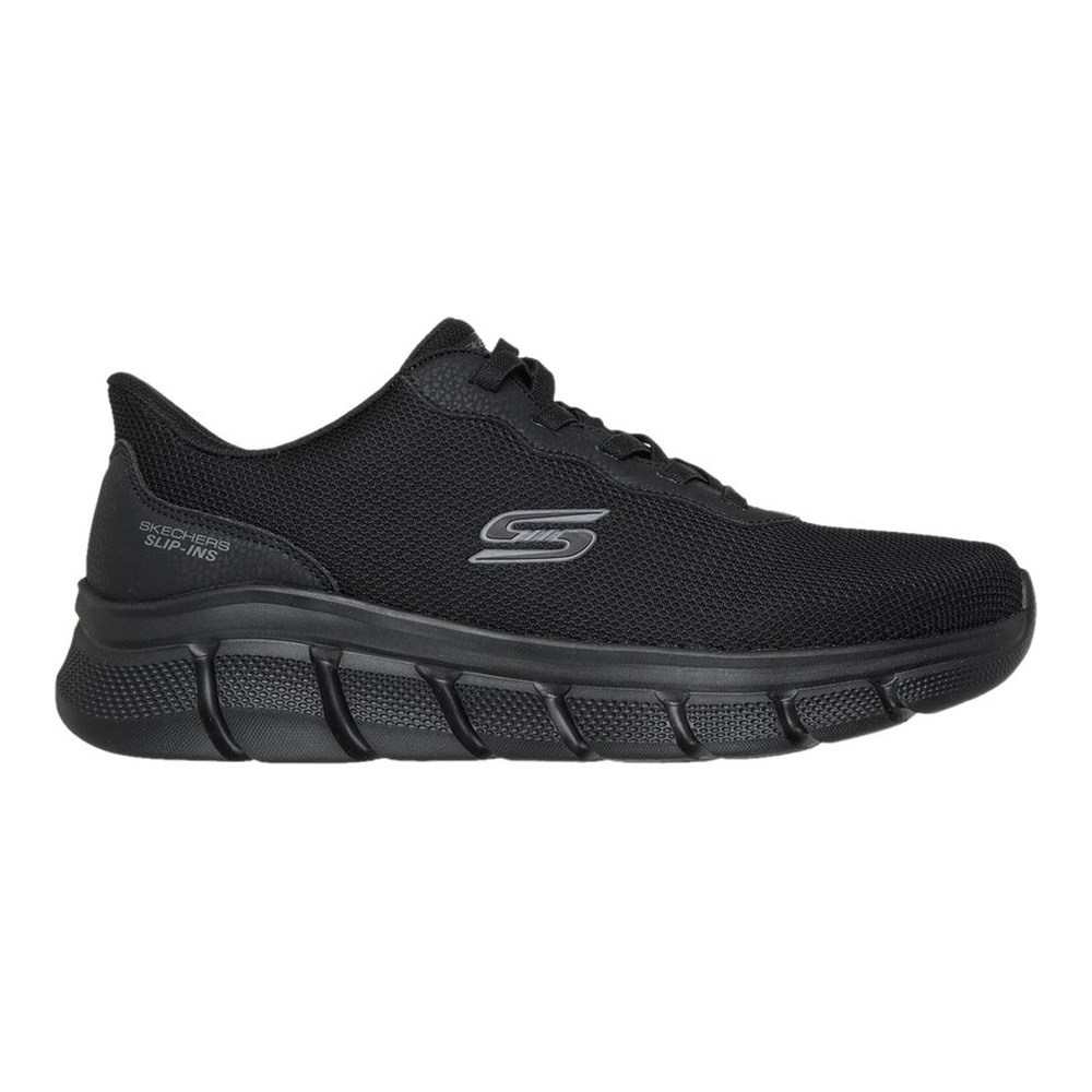 SKECHERS SLIP-INS: BOBS B FLEX - GLACIAL EDGE (MEN) (BLACK) — Style 118113-BBK