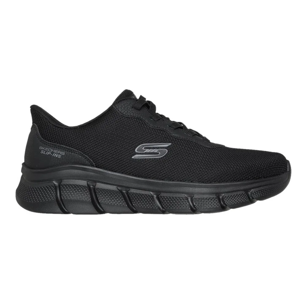 SKECHERS SLIP-INS: BOBS B FLEX - GLACIAL EDGE (MEN) (BLACK) — Style 118113-BBK