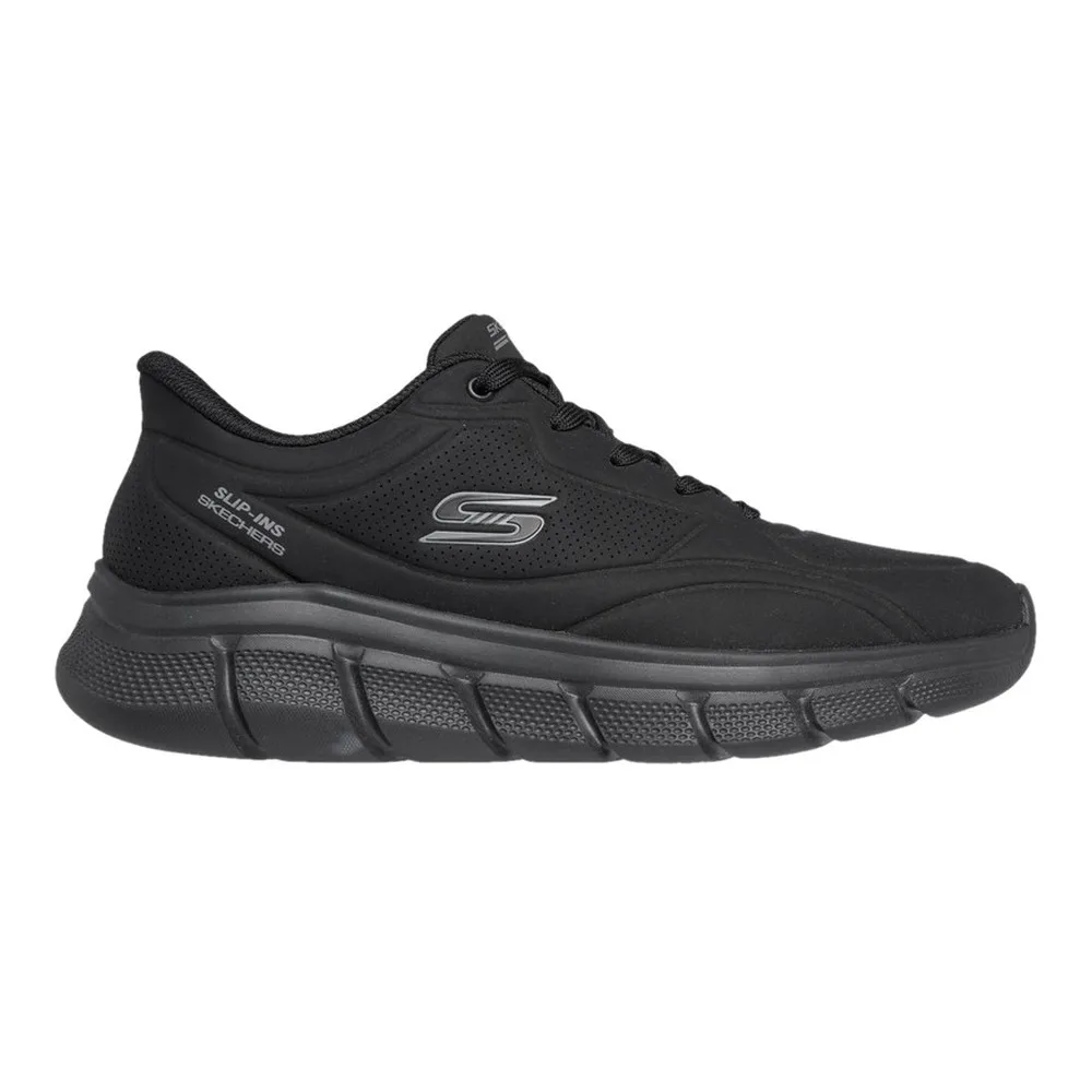SKECHERS SLIP-INS: BOBS B FLEX - SMOOTH EDGE (MEN) (BLACK) — Style 118116-BBK