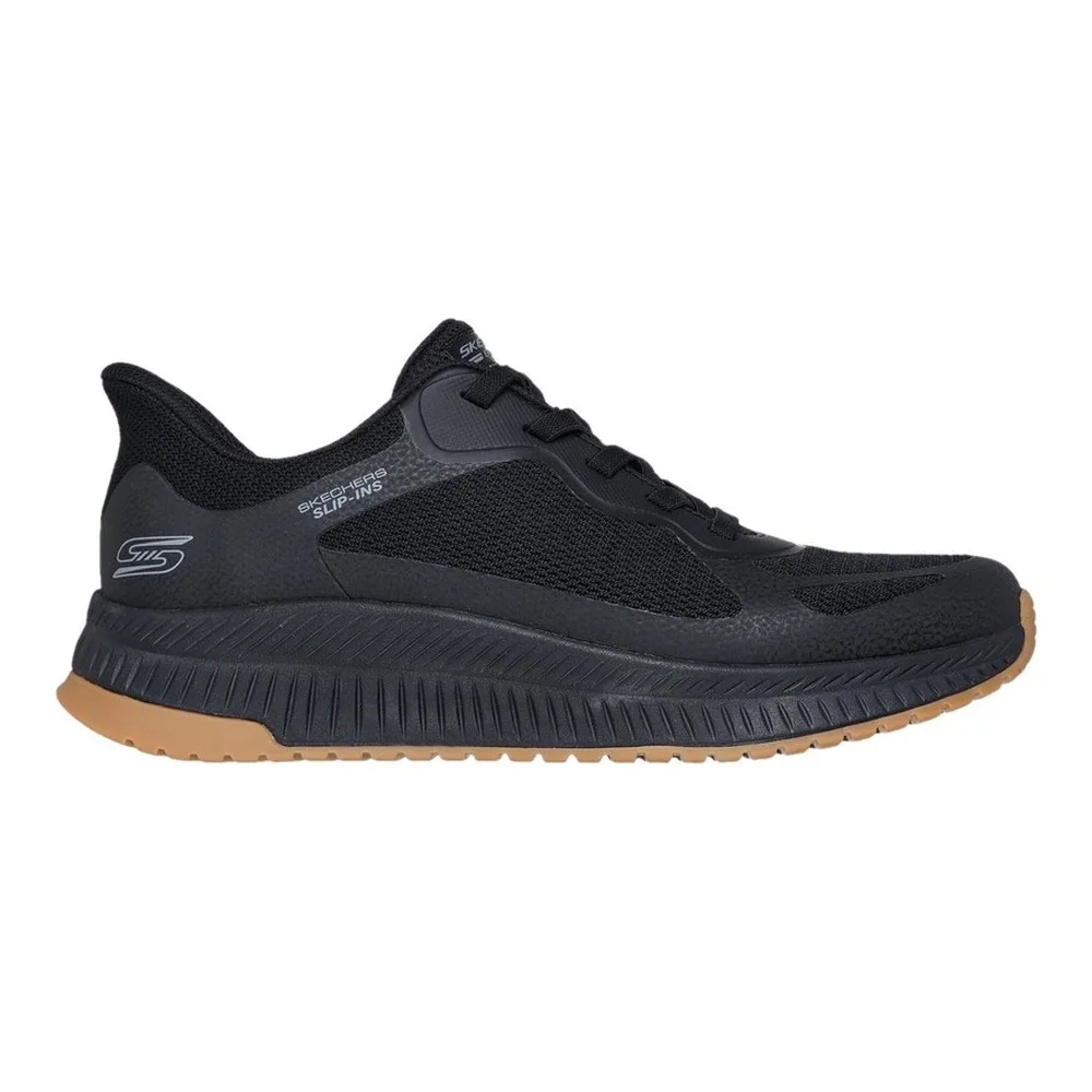 SKECHERS SLIP-INS: BOBS SPORT SQUAD CHAOS 4 (MEN) (BLACK) — Style 118423-BBK