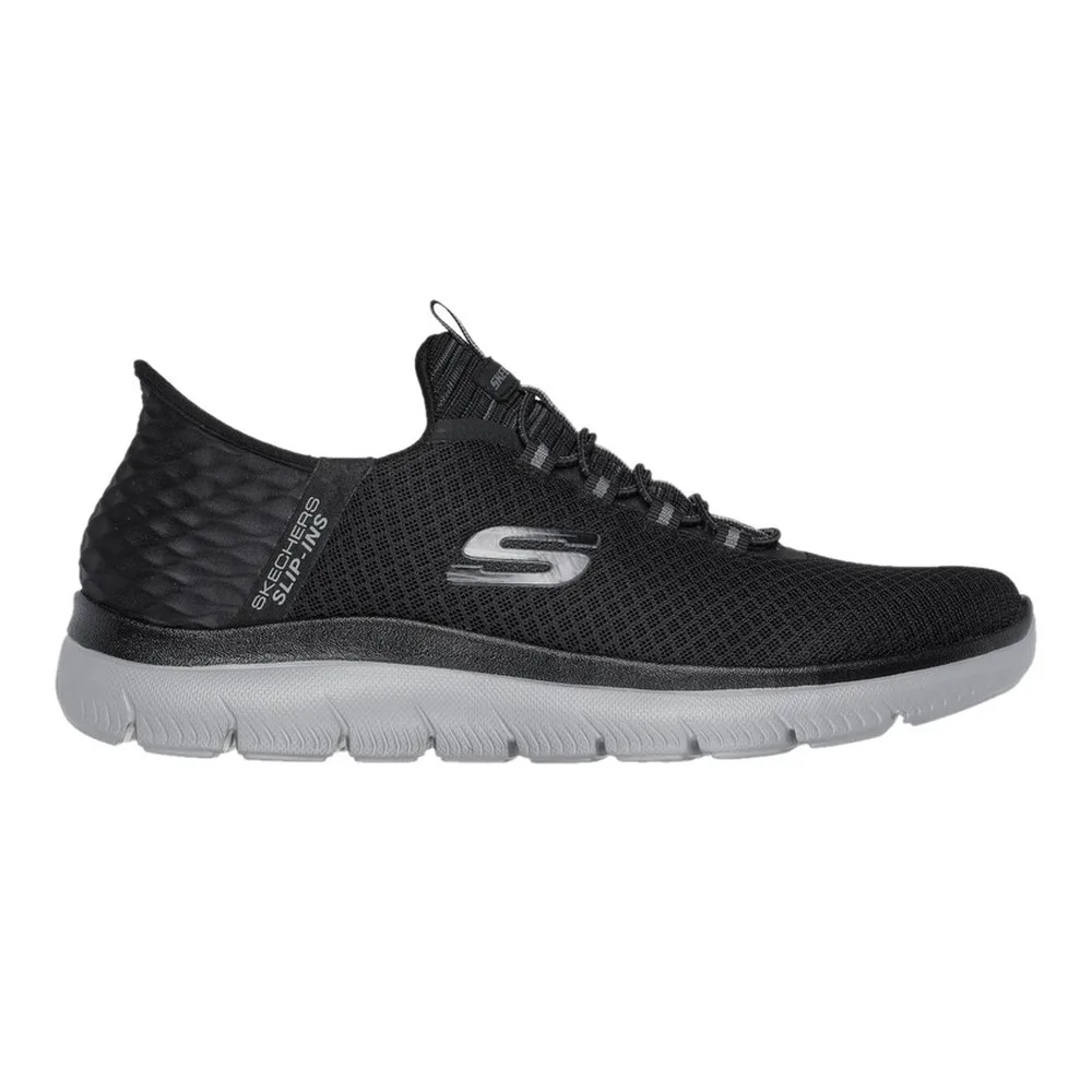 SKECHERS SLIP-INS: SUMMITS - HIGH RANGE (MEN) (BLACK/CHARCOAL) — Style 232457-BKCC