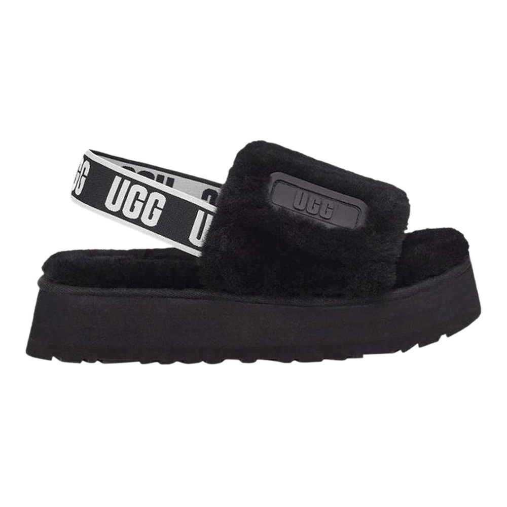 UGG DISCO SLIDE (BLACK) — Style 1112258-BLK