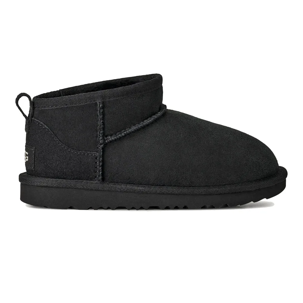 UGG KIDS' CLASSIC ULTRA MINI (BLACK) — Style 1130750K-BLK