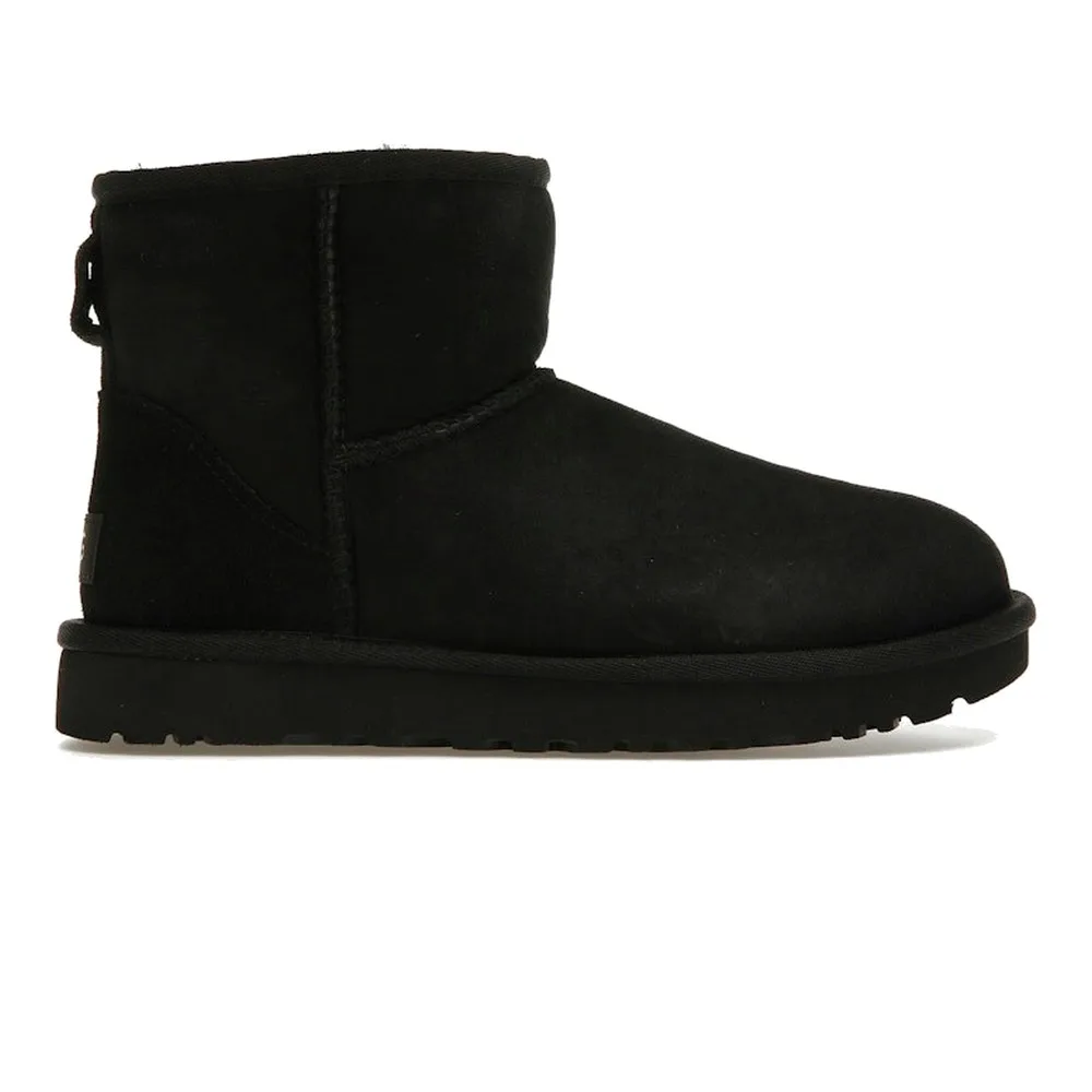 UGG WOMEN'S CLASSIC MINI II (BLACK) — Style 1016222-BLK