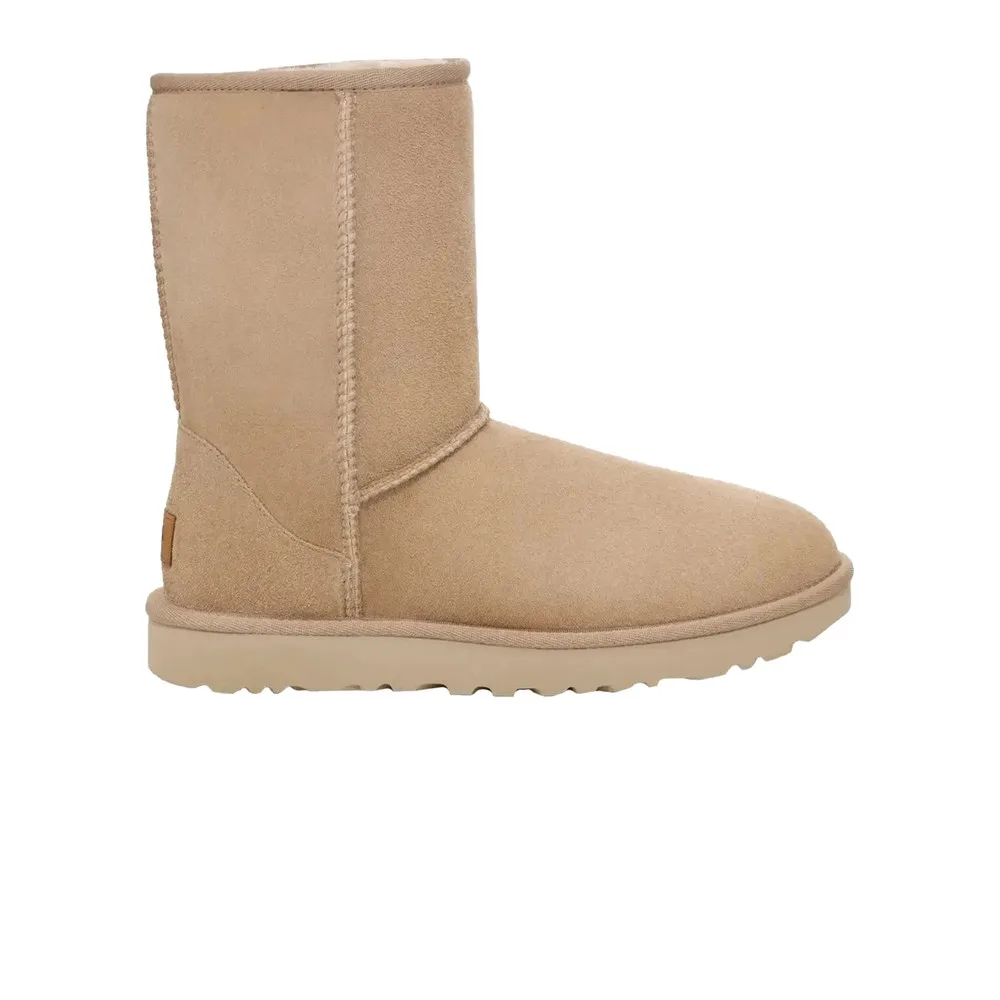 UGG WOMEN'S CLASSIC SHORT II (SAND) — Style 1016223-SAN