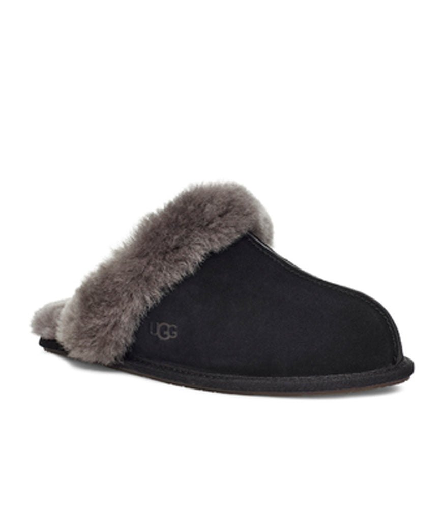 UGG WOMEN'S SCUFFETTE II (BLACK/GREY) — Style 1106872-BCGR