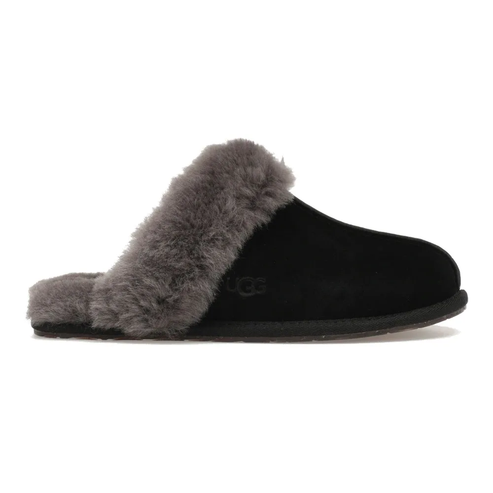 UGG WOMEN'S SCUFFETTE II (BLACK/GREY) — Style 1106872-BCGR