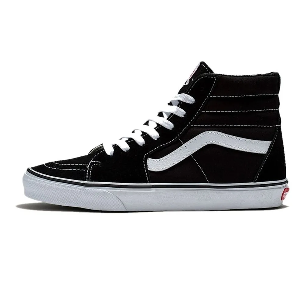 VANS SK8-HI (UNISEX) (BLACK/BLACK/WHITE) — Style VN000D5IB8C